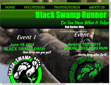 Tablet Screenshot of blackswamprunner.com